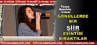 TOSYA’DA ŞİİR DİNLETİSİ İZLEYİCİLERİ BÜYÜLEDİ
