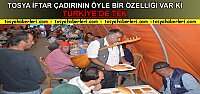 Tosya'da Son Defa Kurulan İftar Çadırına Sazı Eline Alan Geldi