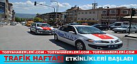 TOSYA’DA TRAFİK HAFTASI ETKİNLİKLERİ BAŞLADI