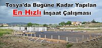 TOSYA'DA YAPILAN EN HIZLI İNŞAAT ÇALIŞMASI