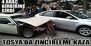 Tosya'da Zincirleme Kaza - 4 Araç Birbirine Girdi