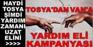 “Tosya’dan Van’a Yardım Eli” Kampanyası