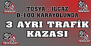 TRAFİK KAZASI-TOSYA-ILGAZ ARASINDA