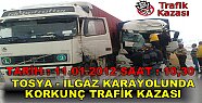 TRAFİK KAZASI UCUZ ATLATILDI