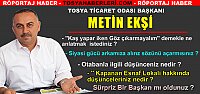 TSO BAŞKANI METİN EKŞİ'NİN ULUSAL BASINA VERDİĞİ İLK RÖPORTAJ