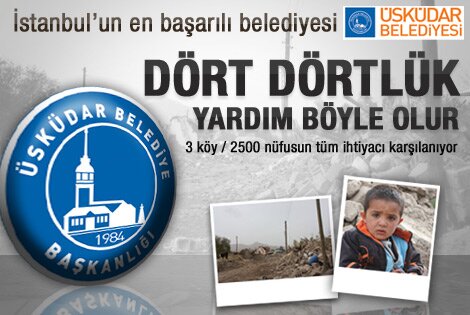 Üsküdar Belediyesinden alkışlanacak tavır
