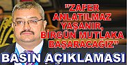 Yılmaz Kaymak Adaylığı için Basın Açıklaması Yaptı