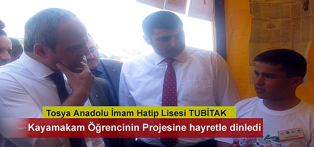 Tosya Anadolu İmam Hatip Lisesi’nde TÜBİTAK 4006 Bilim Fuarı açıldı