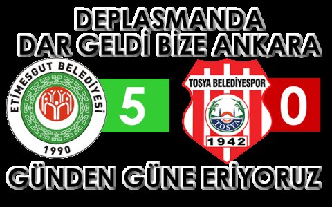 Tosya Belediye Spor'da Çöküş Devam Ediyor 5-0