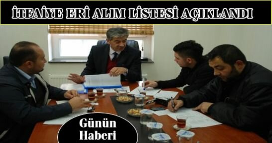 Tosya Belediyesi İtfaiye Er Alım Listesi Açıklandı