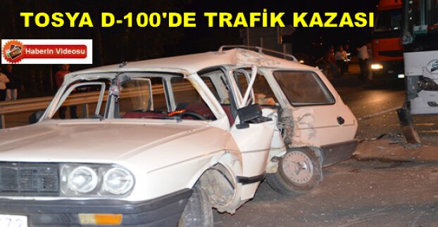 Tosya D-100'de Trafik KAZASI