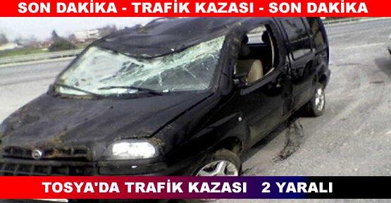 Tosya D-100’de Trafik Kazası