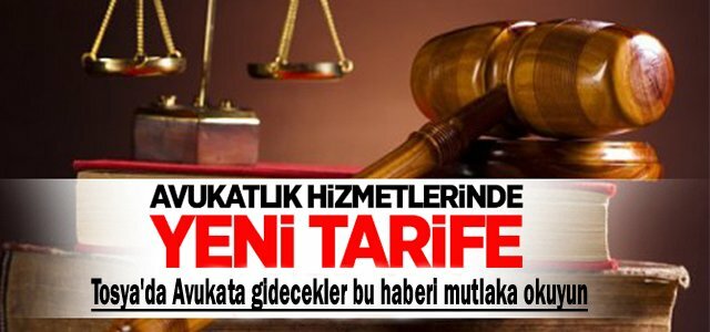 TOSYA DA AVUKATLIK HİZMETLERİ NE OLDU