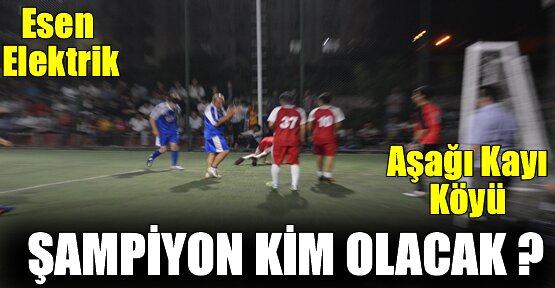 Tosya Halı Sahada Şampiyonluk Final Maçı 2012