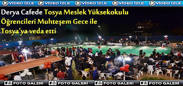 TOSYA MESLEK YÜKSEKOKULU ÖĞRENCİLERİ MUHTEŞEM GECE İLE TOSYA’YA VEDA ETTİ