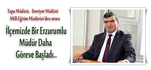 ZİRAAT BANKASI MÜDÜRÜ GÖREVİNE BAŞLADI