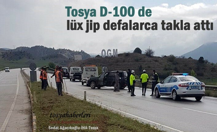 TOSYA D100 KARAYOLUNDA TRAFİK KAZASI