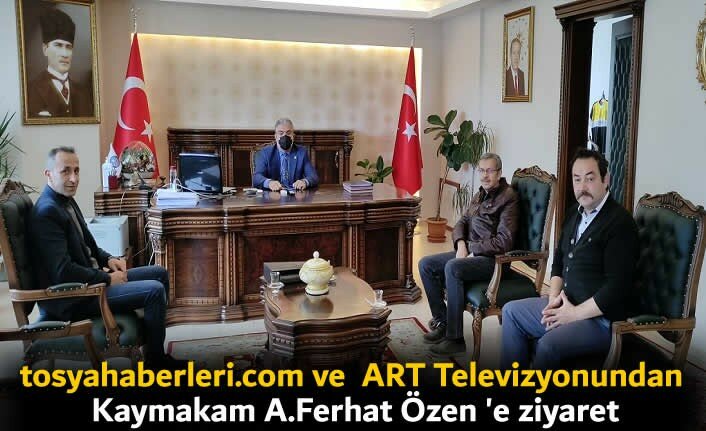 HABER SİTEMİZDEN KAYMAKAM A.FERHAT ÖZEN'E HAYIRLI OLSUN ZİYARETİ
