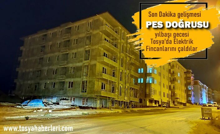 TOSYA'DA YILBAŞI GECESİ PES DEDİRTEN OLAY