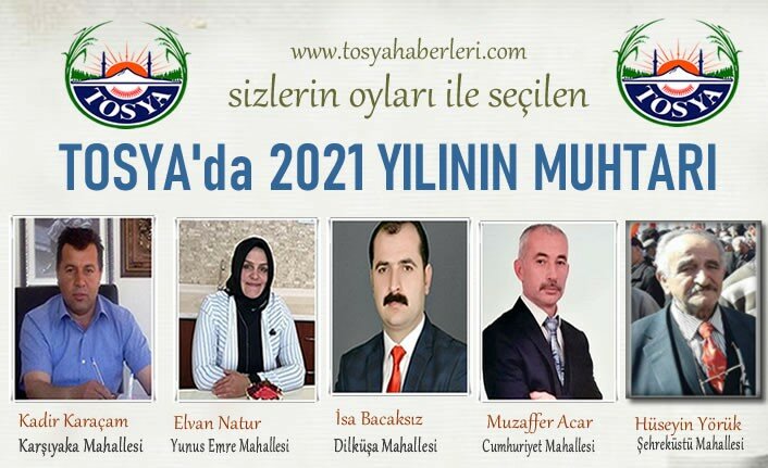 TOSYA'DA 2021 YILI MUHTARI ANKET SONUÇ