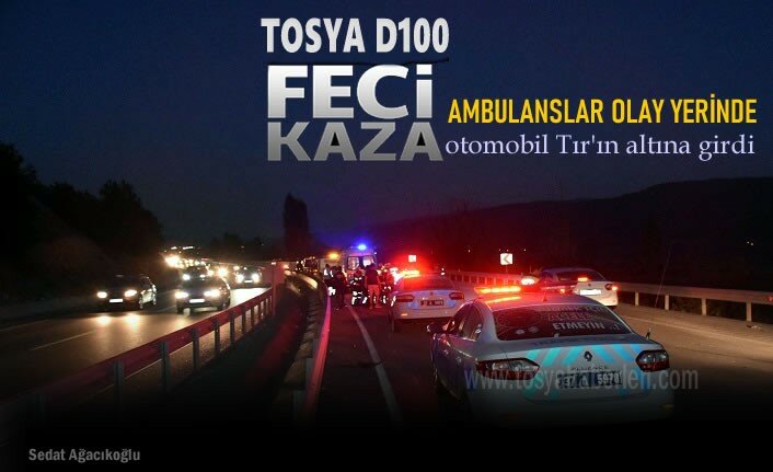 Tosya’da Trafik Kazasında 2 kişi Ağır Yaralandı