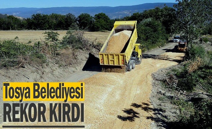 TOSYA BELEDİYESİ REKOR KIRDI