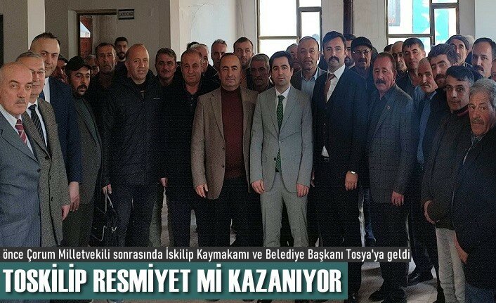 Çorumlu Siyasetçilerin Tosya Ziyareti