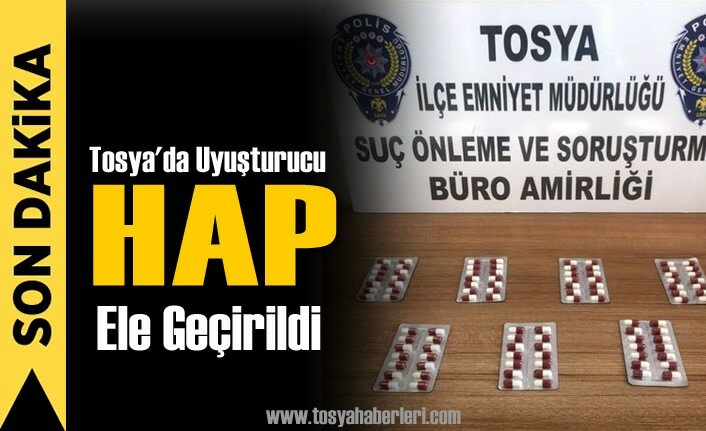 Tosya'da Bir Kişinin Üzerinde 98 Adet Uyuşturucu Hap Ele Geçirildi