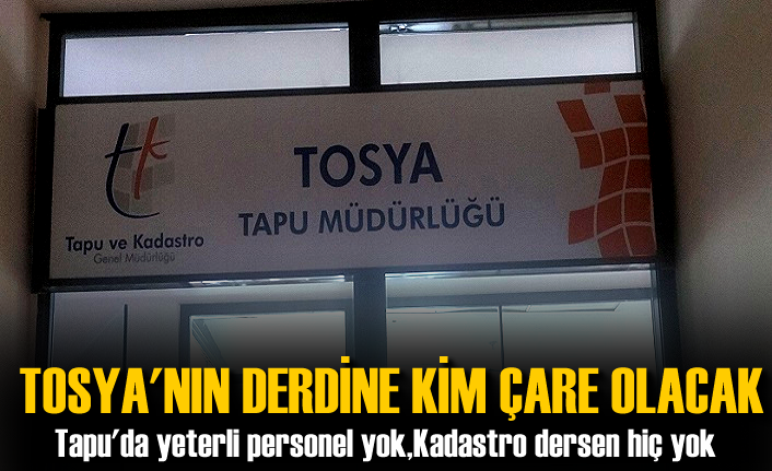 TOSYA'DA YAŞANAN TAPU VE KADASTRO DERDİNE KİM ÇARE OLACAK