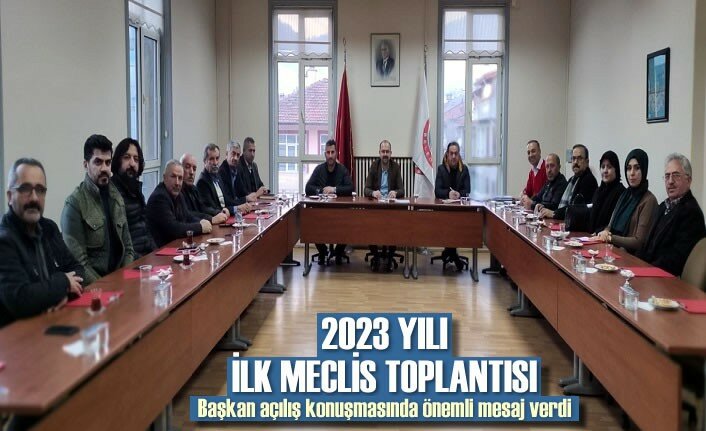 TOSYA BELEDİYE MECLİSİ 2023 YILININ İLK MECLİS TOPLANTISINI YAPTI