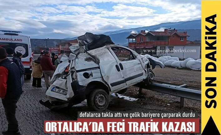 Tosya D100 karayolunda Feci Trafik Kazası