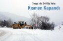 Tosya'da Köy Yollarında Son Durum