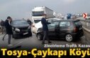 TOSYA'D100 KARAYOLUNDA ZİNCİRLEME TRAFİK KAZASI