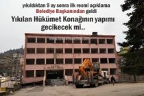 Yıkılan Tosya Hükümet Konağı İnşaatı İlk Resmi Açıklama Yapıldı