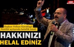 Tosya Belediye Başkanı Helallik İstedi
