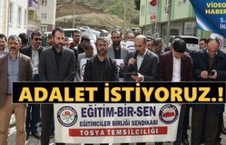 Tosya Eğitğim Bir-Sen Basın Açıklaması