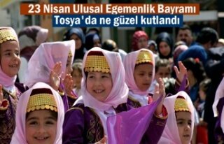 23 Nisan Ulusal Egemenlik Bayramı Tosya'da çoşku...