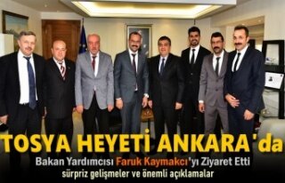 Tosya Heyeti Dışişleri Bakan Yardımcısı ve Avrupa...