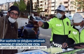 TOSYA'DA İFTAR SAATİNDE MOTOSİKLET SÜRÜCÜLERE...