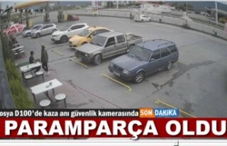 TOSYA D100'DE TRAFİK KAZASI SANİYE SANİYE...