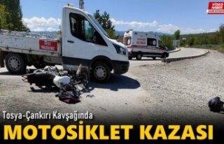 Tosya-Çankırı Kavşağı Motosiklet Kazası