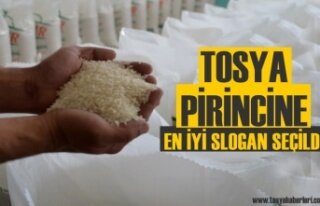 Tosya Pirincine En İyi Slogan Seçildi