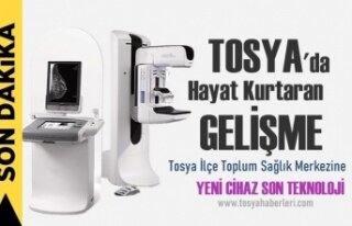 Tosya İlçe Sağlık Müdürlüğüne Mamografi Cihazı