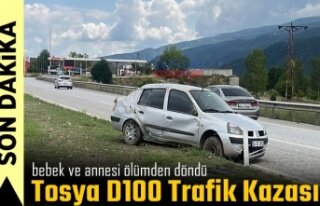 TOSYA'DA TRAFİK KAZASINDA BEBEK VE ANNESİ ÖLÜMDEN...
