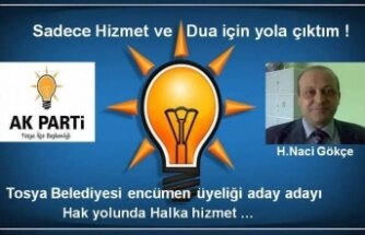Tosya Belediye Meclis Üyesi Aday Adayı Naci Gökçe