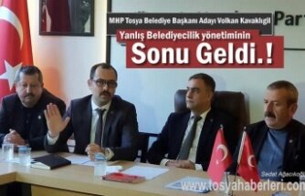 MHP Tosya Belediye Başkan Adayı Volkan Kavaklıgil Basın Açıklaması