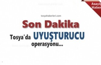 Tosya'da Uyuşturucu Operasyonu