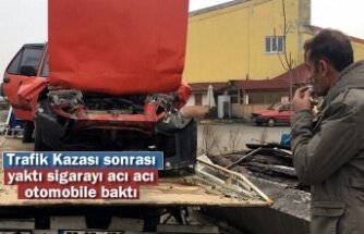Tosya Eco Kavşağında Trafik Kazası