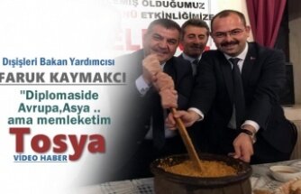 Dışişleri Bakan Yardımcısı Faruk Kaymakcı ''Keşkek Gününde'' Tosyalı Hemşerileri ile Buluştu
