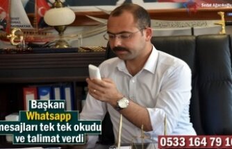 Tosya Belediyesi Whatsapp Hattı Çözüm Üretiyor